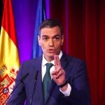 Acto por el 8M en el Prado con la presencia del presidente del gobierno Pedro Sánchez.