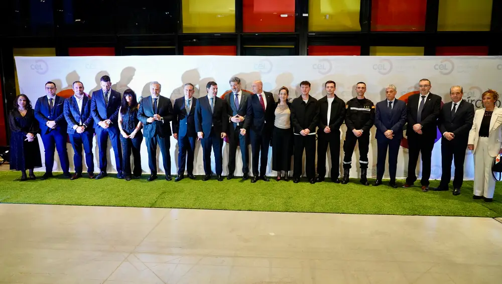 Autoridades en los premios leoneses