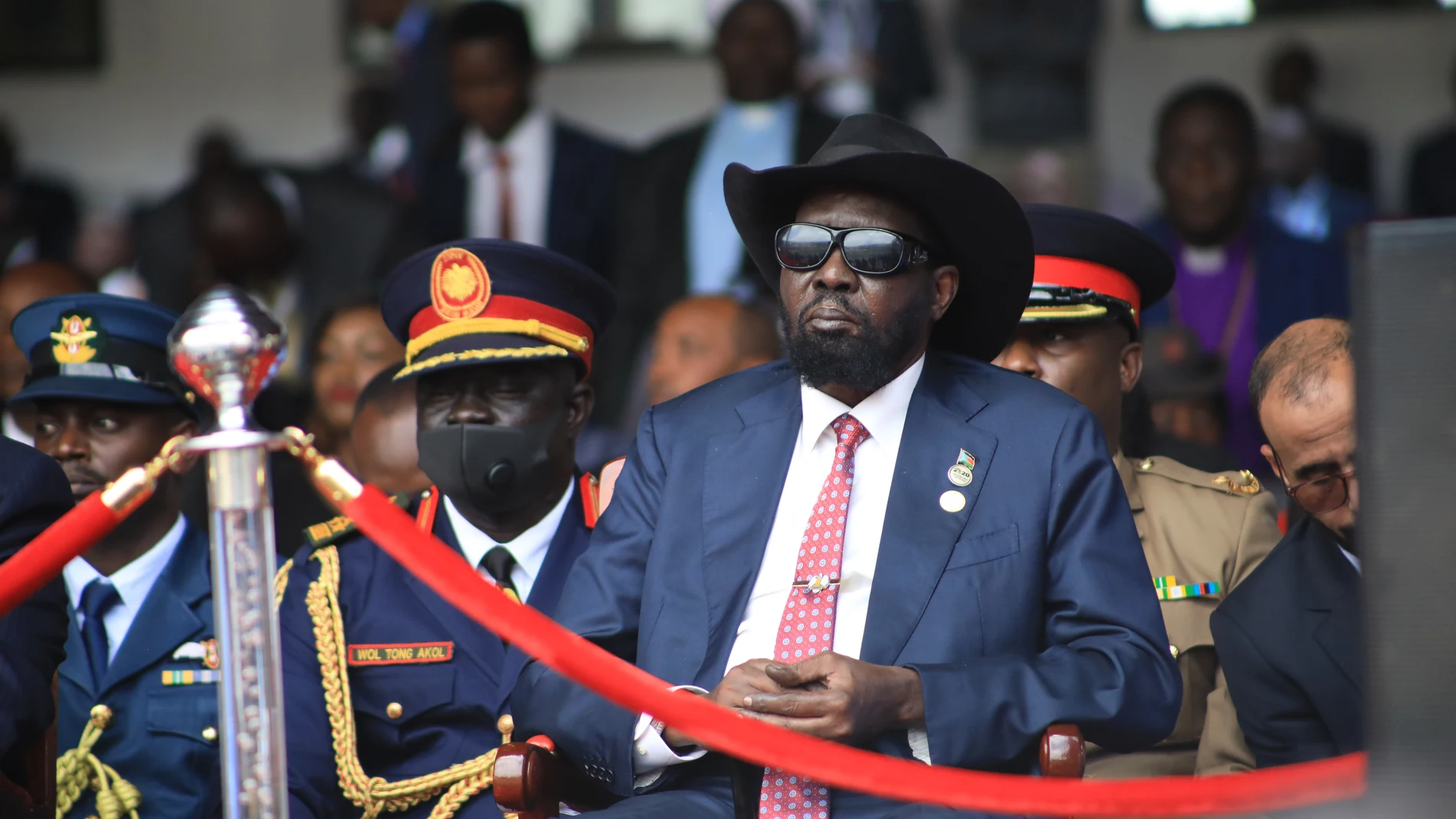 (Foto de ARCHIVO) September 13, 2022, Nairobi, Kenya: South Sudan president Salva Kiir seen during the swearing in ceremony of president William Ruto at Kasarani Stadium. William Ruto, who has had a frosty relationship with his former boss Uhuru Kenyatta, is now Kenya's fifth president. Europa Press/Contacto/John Ochieng 13/09/2022 ONLY FOR USE IN SPAIN