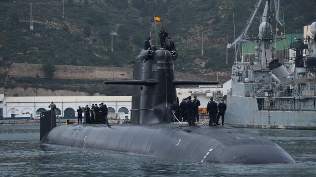 El submarino 'Isaac Peral' inicia hoy su primer crucero nacional desde el Arsenal de Cartagena