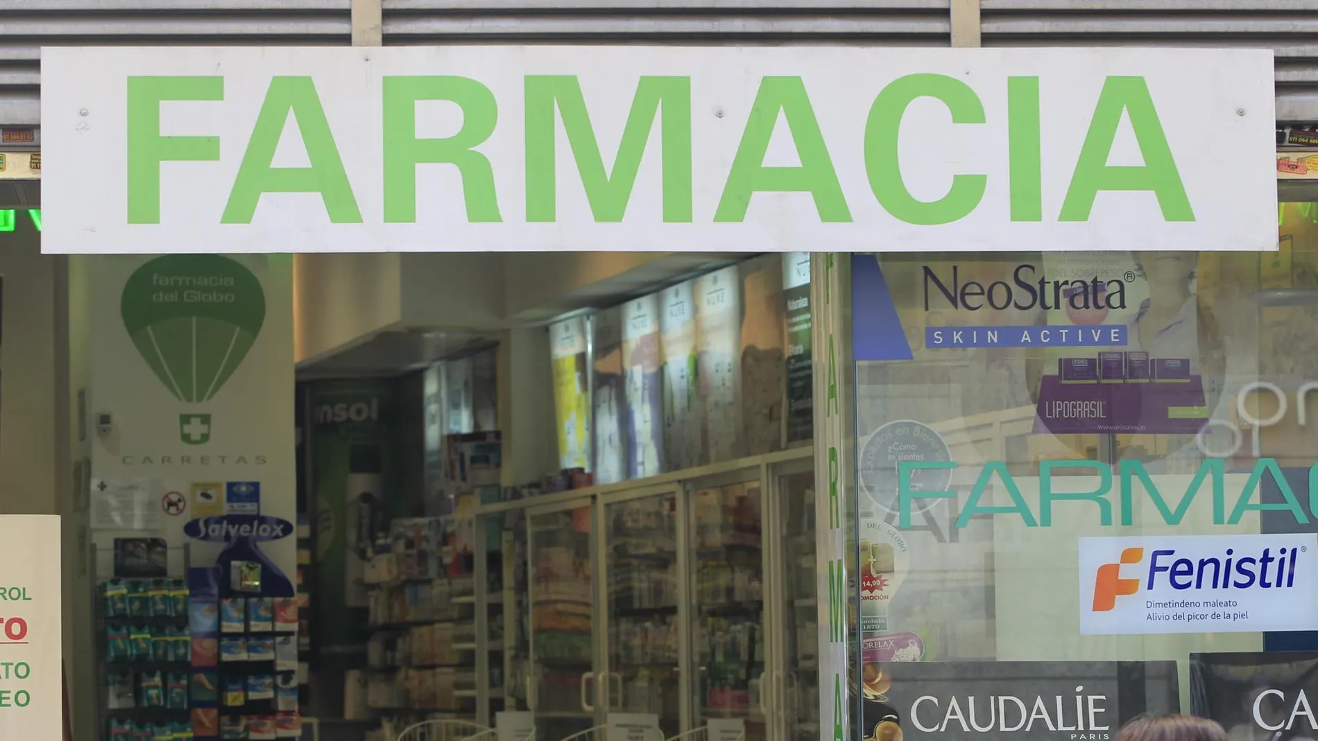 Imagen de archivo de una farmacia.