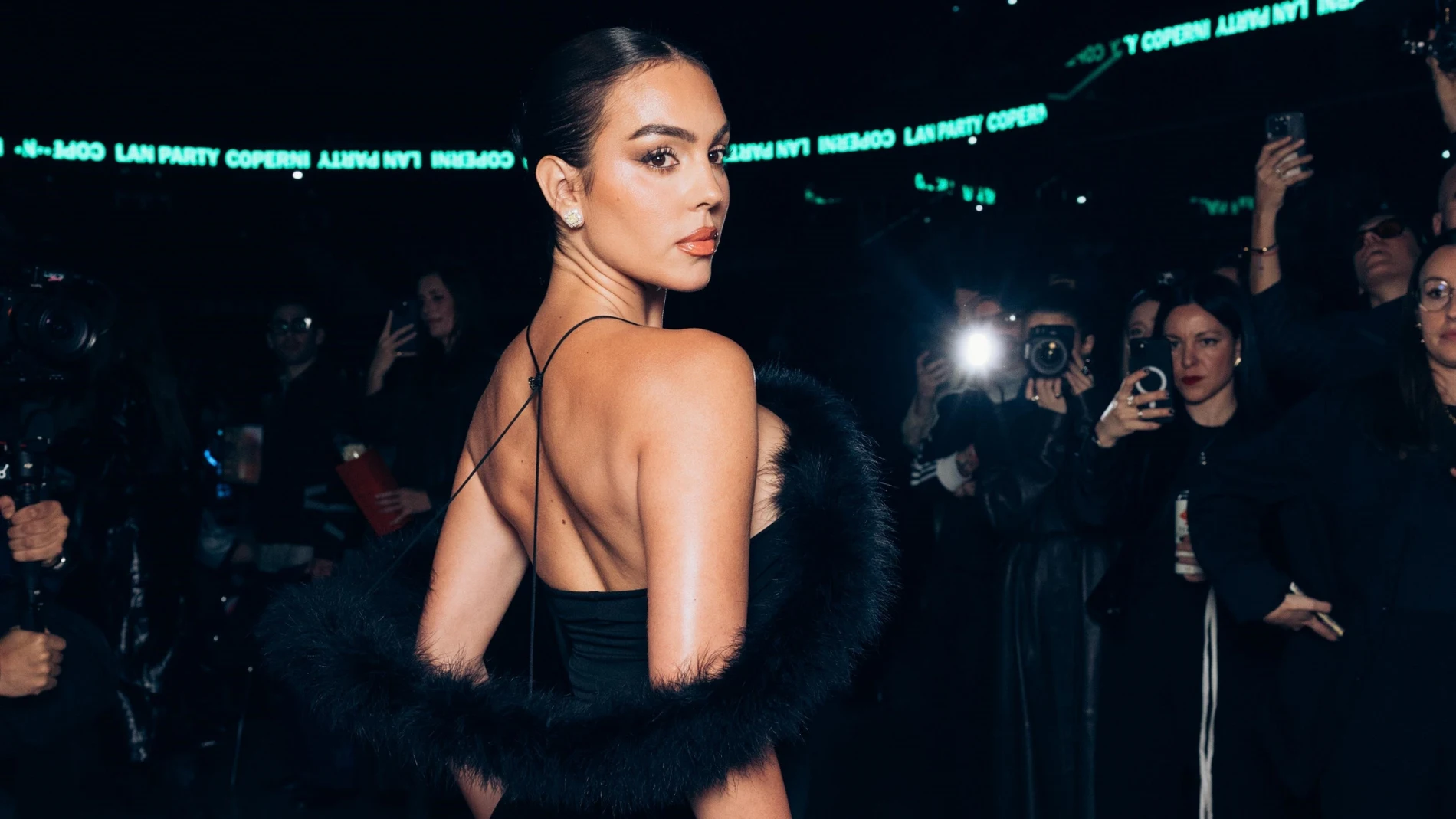 Georgina Rodríguez en el desfile de Coperni.