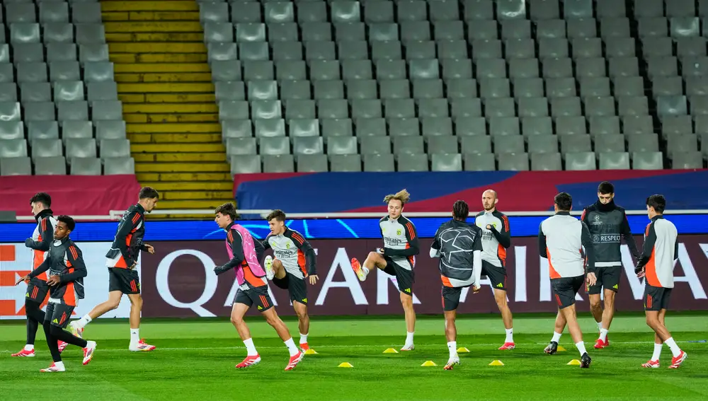 Entrenamiento del Benfica