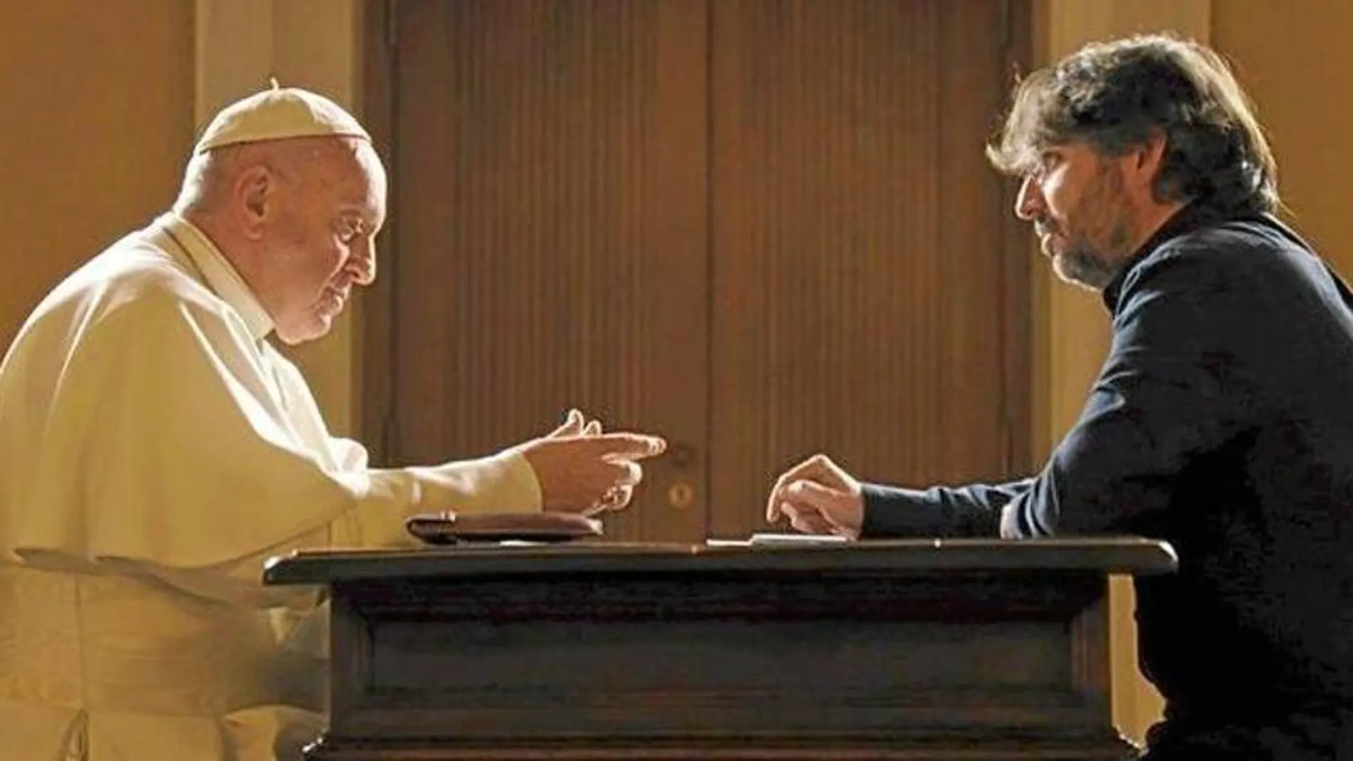 El Papa Francisco I y Jordi Évole