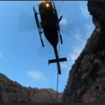En la extracción de las granadastuvo que intervenir un helicóptero