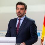 El conselleiro de Presidencia, Xustiza e Deportes, Diego Calvo, ha presidido hoy el Consello. 