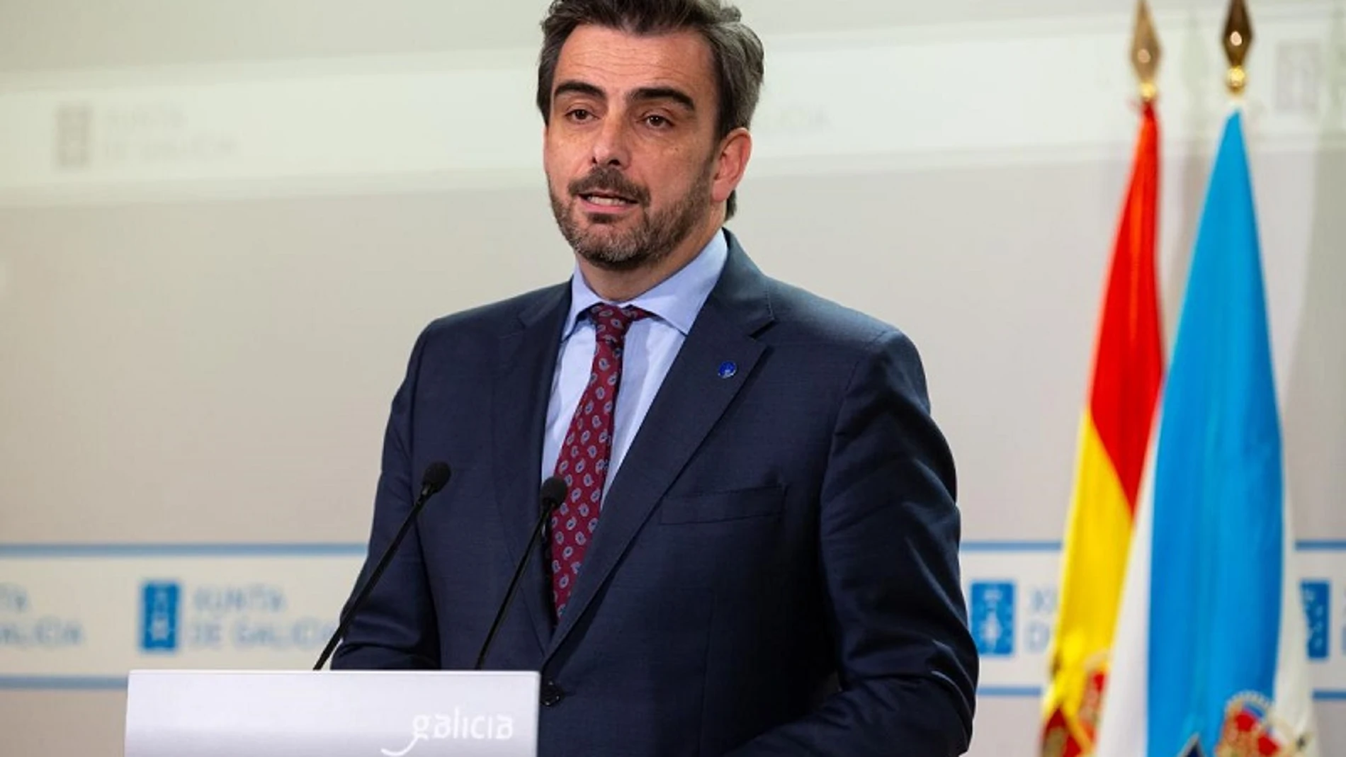 El conselleiro de Presidencia, Xustiza e Deportes, Diego Calvo, en una imagen de archivo.