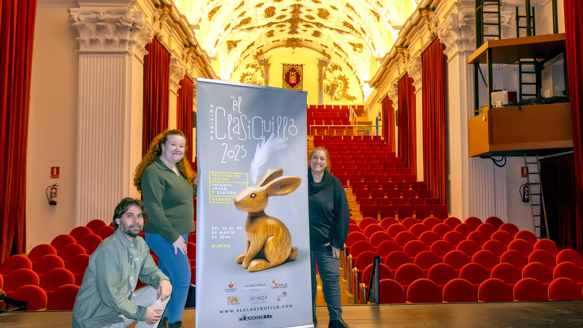 Presentación de la tercera edición del Festival de Teatro Infantil, Joven y Clásico ‘El Clasiquillo’ que se celebrará en Olmedo (Valladolid)