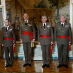 Audiencias militares del rey. Palacio Real de El Pardo.