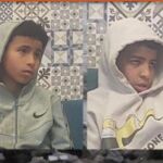 Fotografías de los niños difundidas por sus familiares
