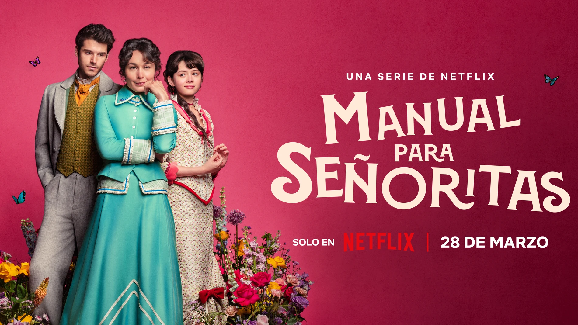 Cartel oficial de la serie 'Manual para señoritas'