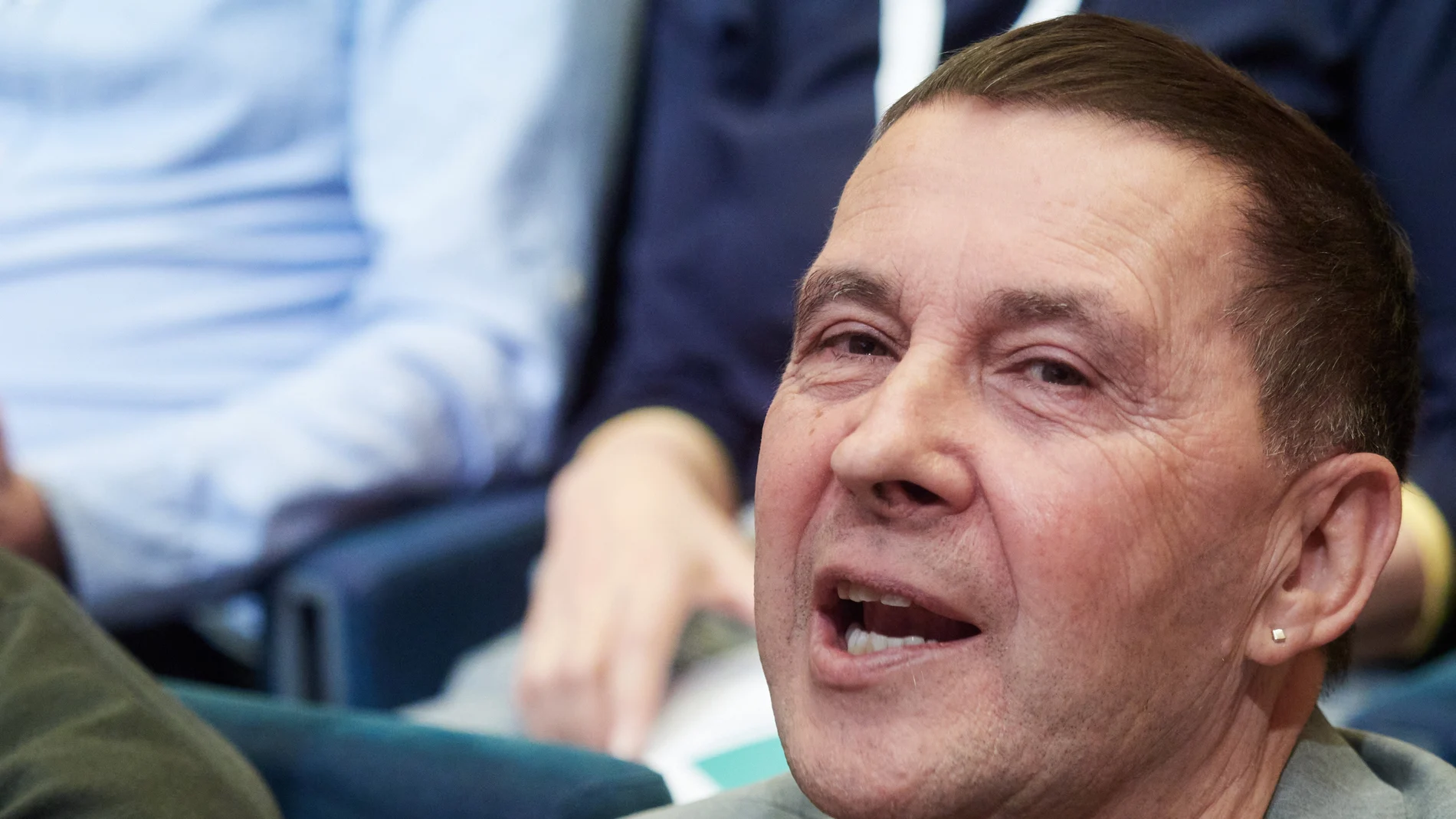 El secretario general de EH Bildu, Arnaldo Otegi, durante el III Congreso de la formación abertzale