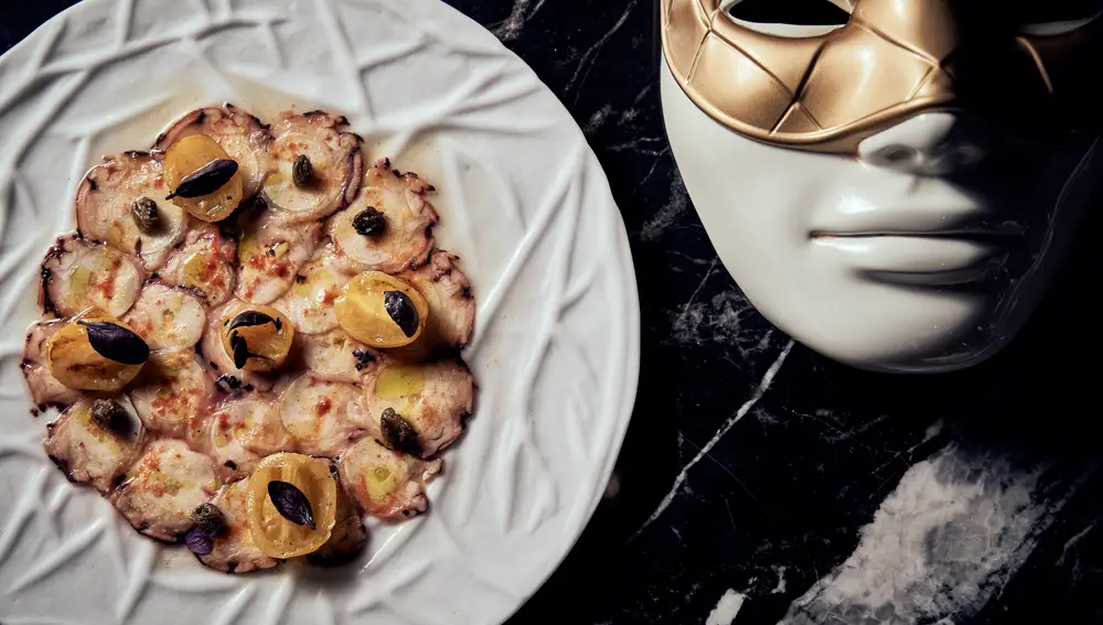 Carpaccio de pulpo
