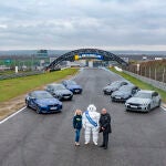 Mónica Rius, Directora de Comunicacion en Michelin España Portugal, e Ignacio Fernández, director de la Fundación RACE, de Relaciones Institucionales y del Circuito de Madrid Jarama-RACE