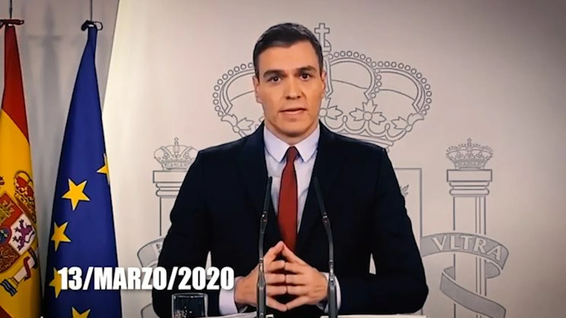 Fotograma del vídeo elaborado por la Comunidad de Madrid que muestra la mala gestión del Gobierno