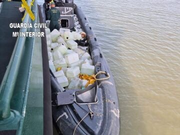 Imagen de archivo de una narcolancha