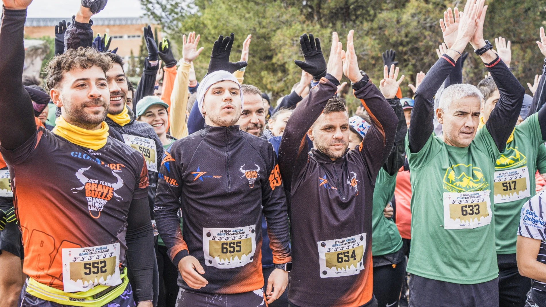 Participantes en el Rivas Trail Running