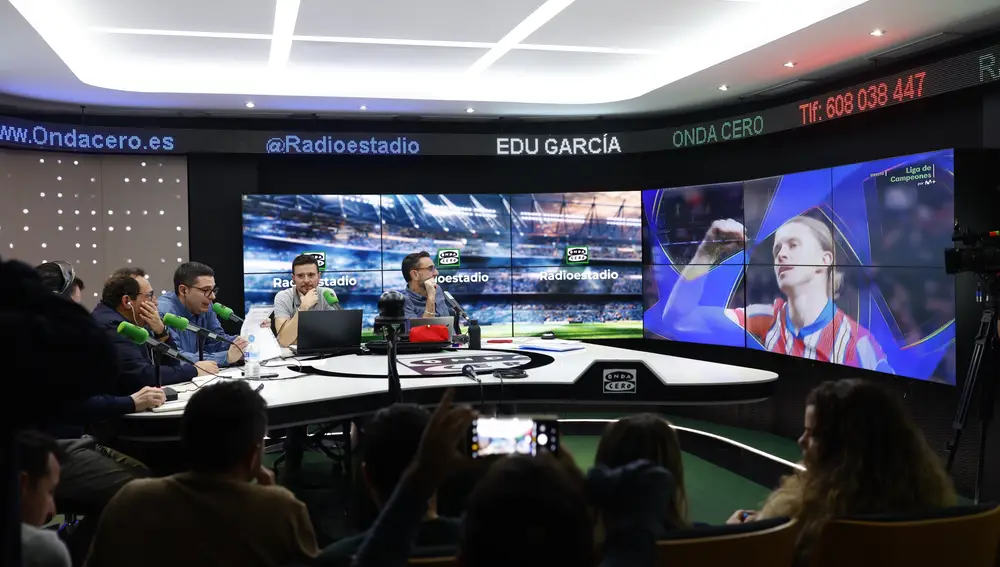 Derbi de la Champions League en Radio Estadio de Onda Cero.