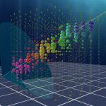 Recreación de la deteccion de los neutrinos en el fondo del océano