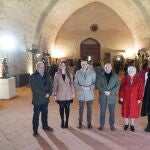 Conrado Íscar con los representantes de las localidades beneficiadas