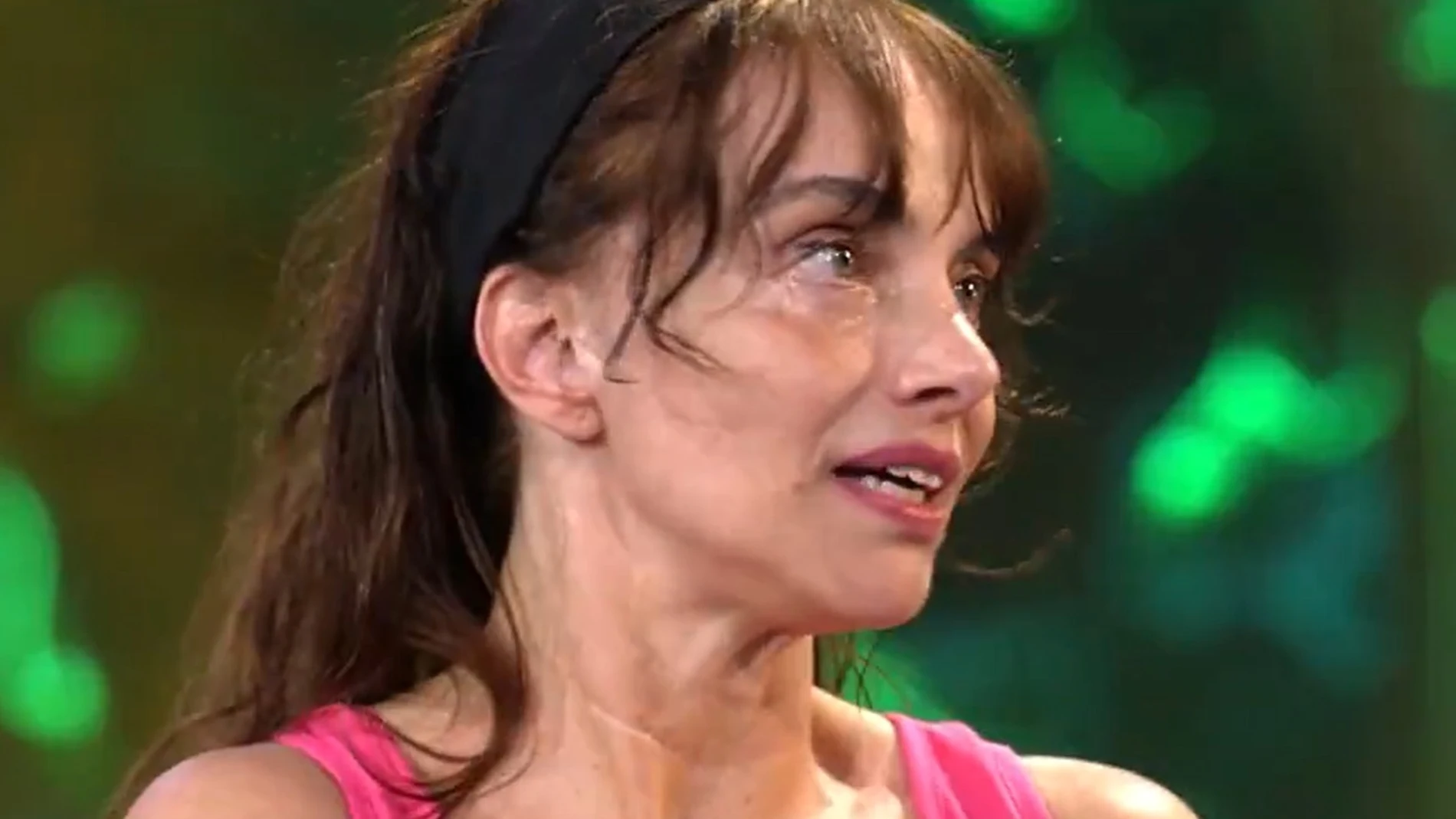 Beatriz Rico visita el plató de 'Supervivientes'