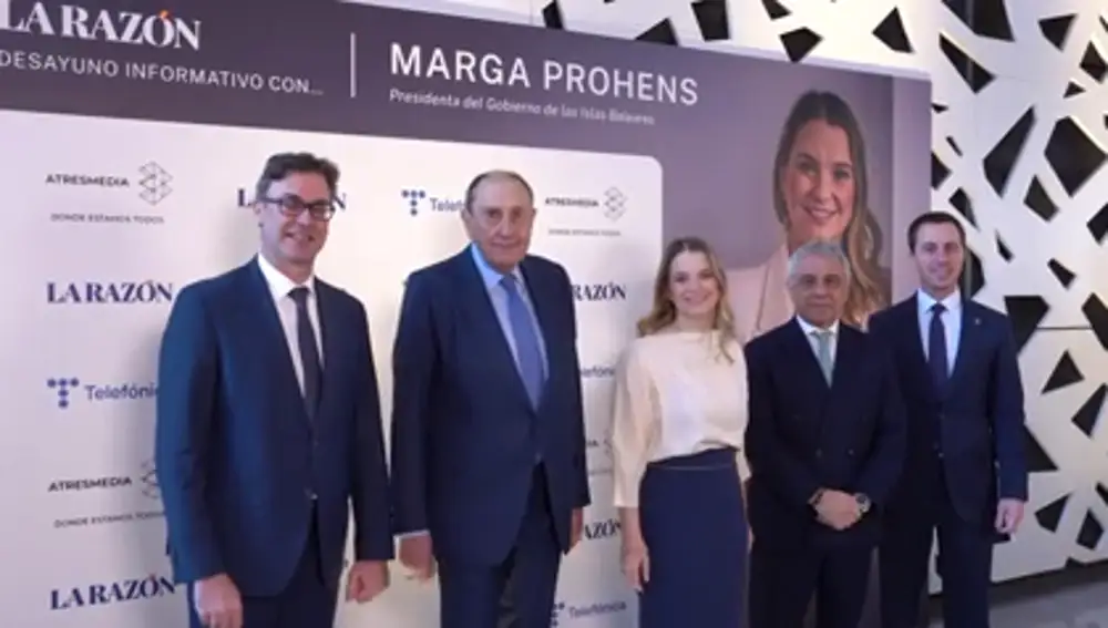 Desayuno informativo, en La Razón, de Marga Prohens, Presidenta del gobierno de las Islas Baleares