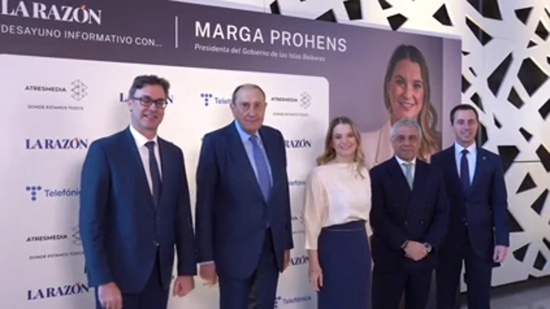 Desayuno informativo, en La Razón, de Marga Prohens, Presidenta del gobierno de las Islas Baleares