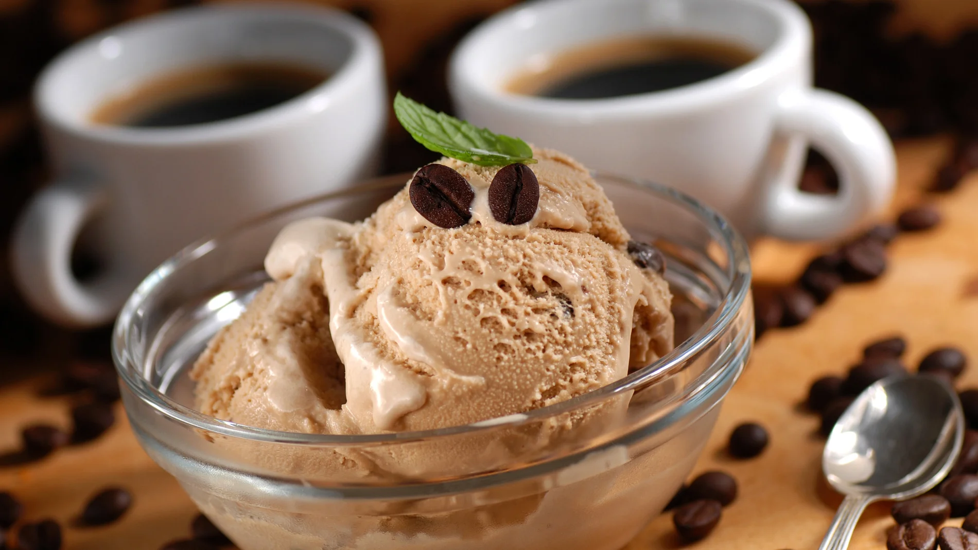 ¿Los helados de café tienen cafeína?