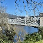 Puente internacional de Tui, que une Galicia y Portugal. 