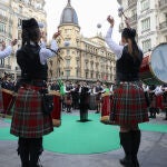 Danza irlandesa con motivo del día de San Patricio