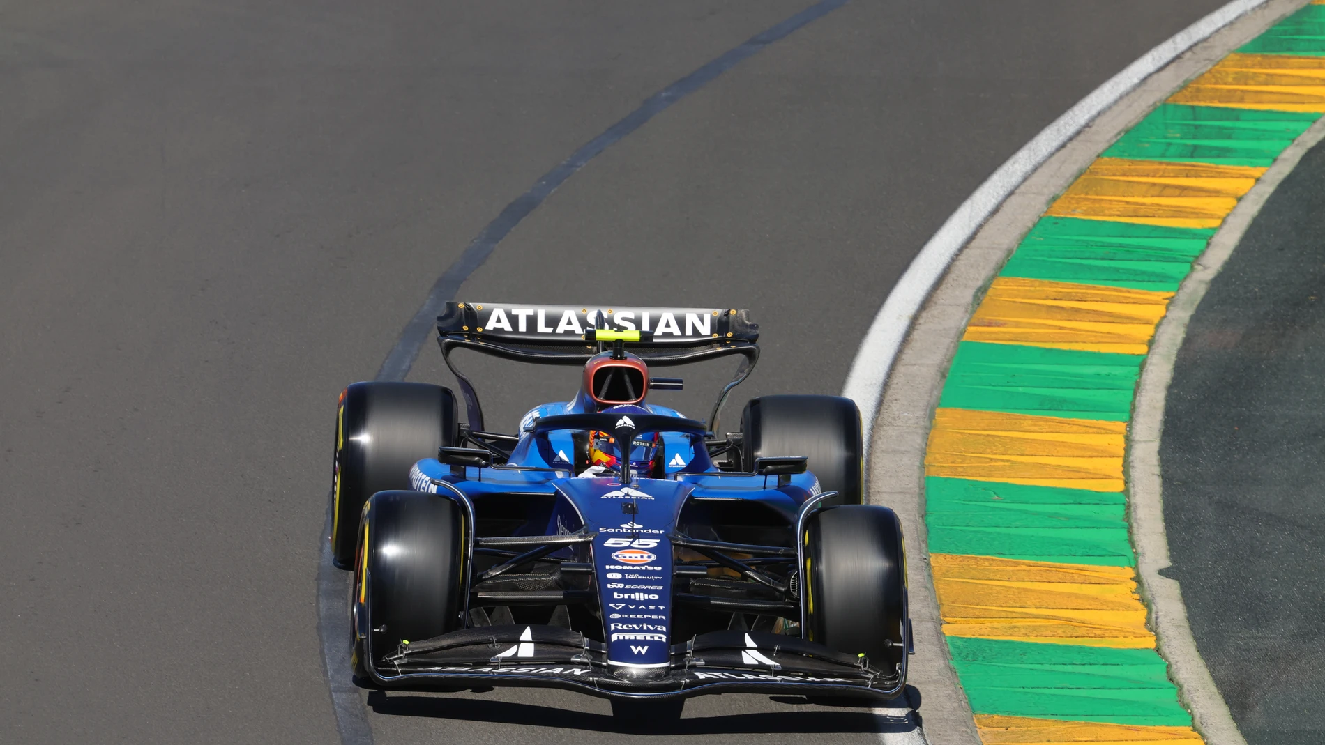 55 SAINZ Carlos (spa), Williams Racing FW47, action during the Formula 1 Louis Vuitton Australian Grand Prix 2025, 1st round of the 2025 FIA Formula One World Championship from March 14 to 16, 2025 on the Albert Park Grand Prix Circuit, in Melbourne, Australia - Photo DPPIAFP7 14/03/2025 ONLY FOR USE IN SPAIN