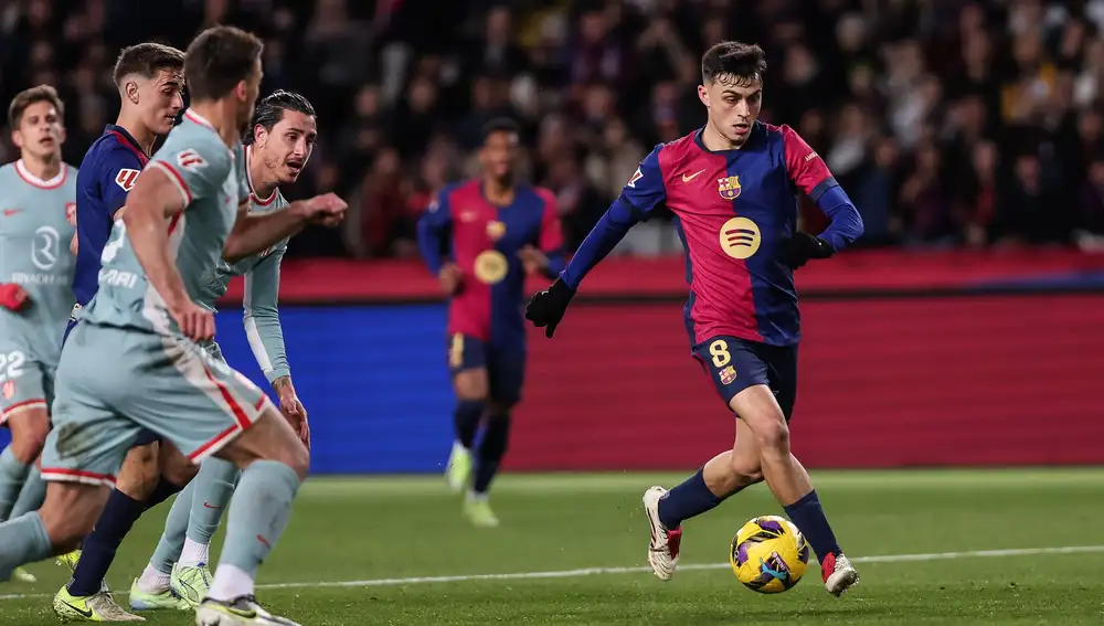 MADRID.-Pedri: "Siempre contra el Atlético son partidos muy importantes que pueden decidir una Liga"
