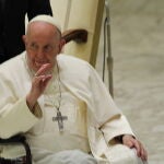 El Papa Francisco después de una Audiencia General en el Vaticano