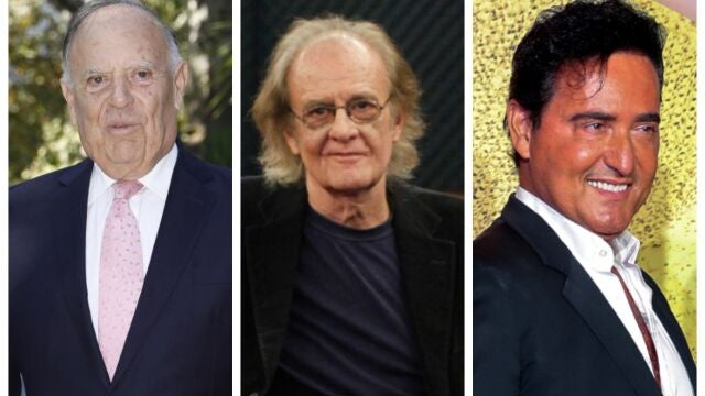Carlos Falcó, Luis Eduardo Aute y Carlos Marín, fallecidos en la pandemia