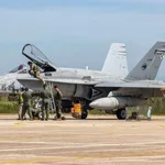 El Ejército del Aire de España desplegará de nuevo los veteranos F-18 de Canarias en Grecia en el ejercicio Iniochos
