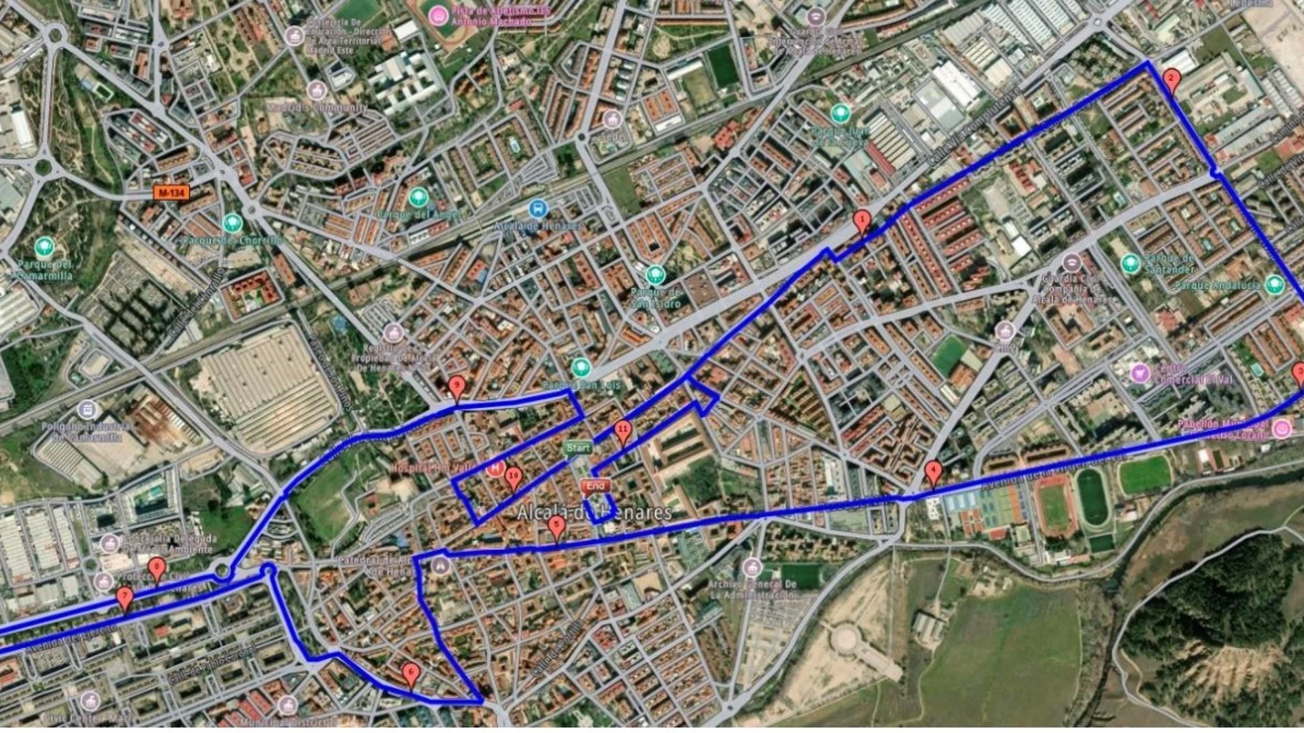 Media maratón en Alcalá de Henares