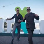 Fran Antón y Kiko Hernández en un videoclip de Ariel de Cuba