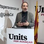 El conseller de Justicia y Calidad Democrática de la Generalitat y secretario general de Units per Avançar, Ramon Espadaler
