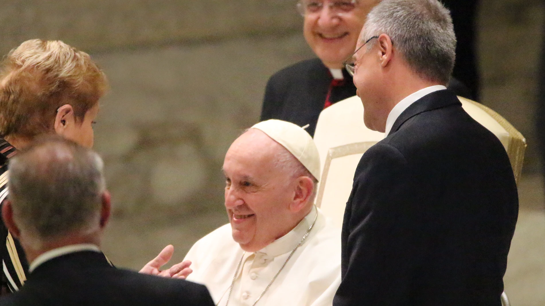 El Papa Francisco en una de sus Audiencias Generales en el Vaticano