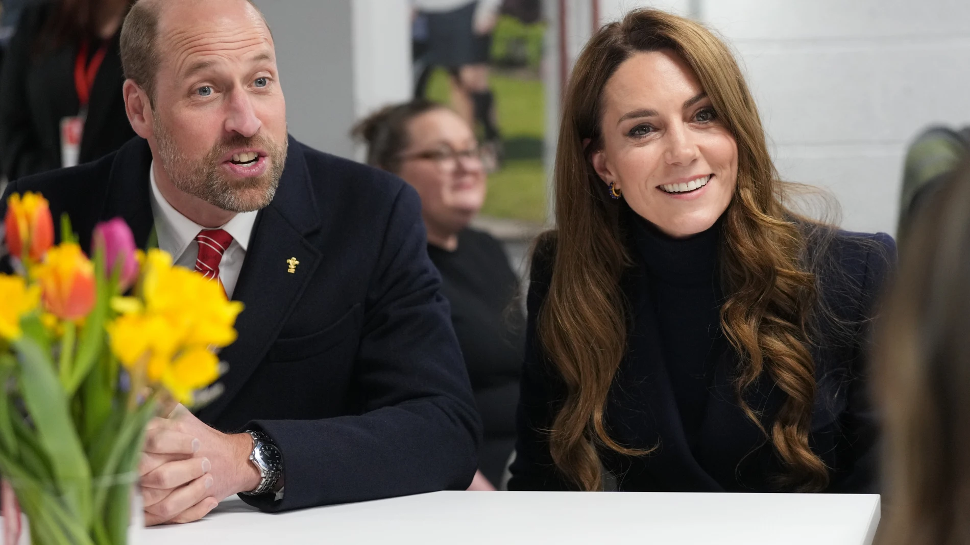 Kate Middleton y el Príncipe Guillermo.