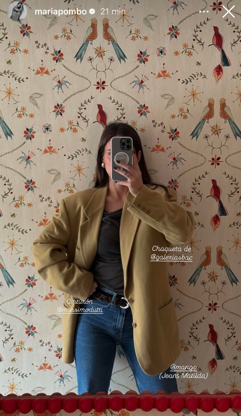 El look de María Pombo.