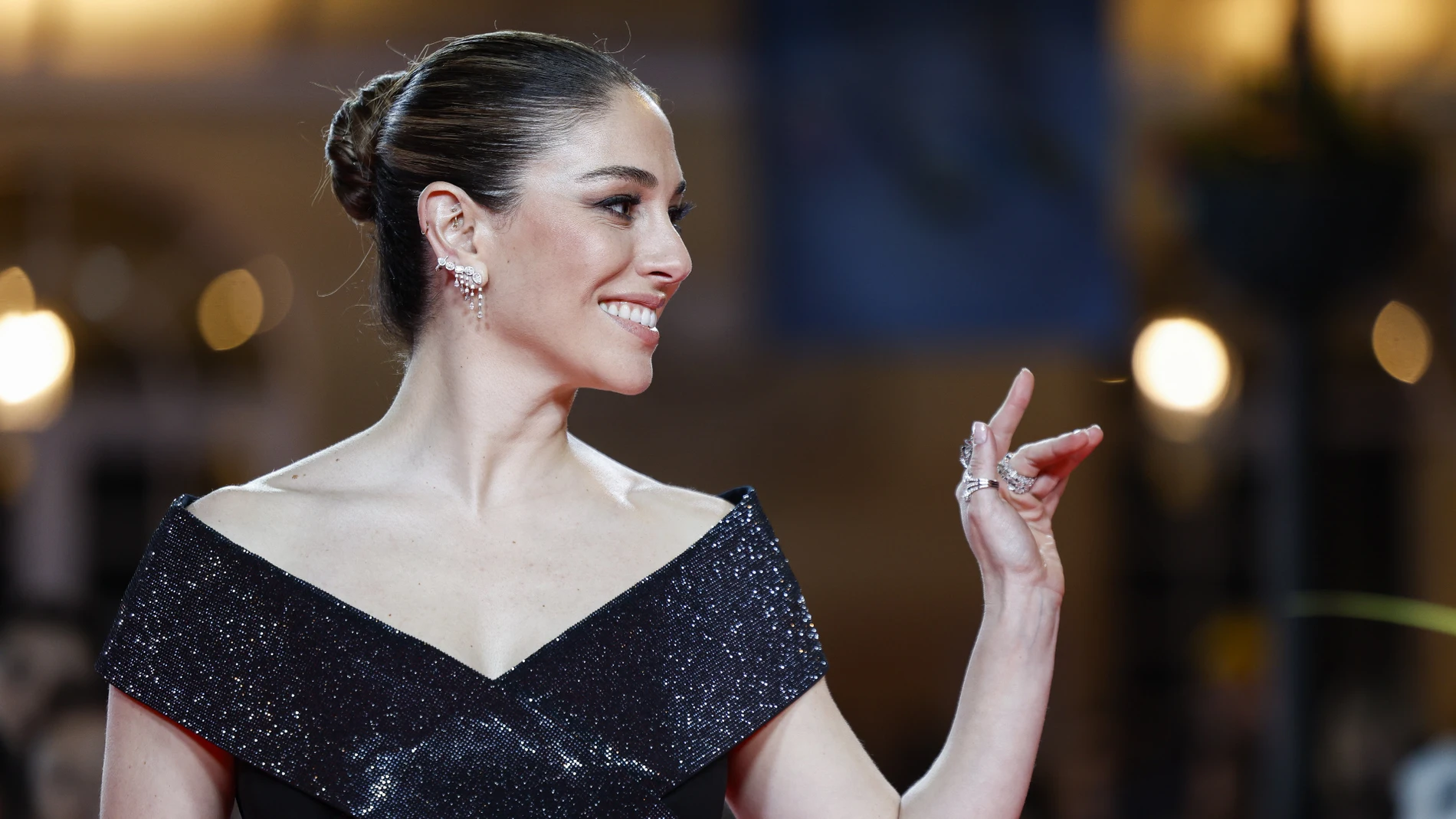 El look de Blanca Suárez en el Festival de Málaga.