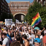 Desfile del Orgullo en Budapest, el 24 de julio de 2021