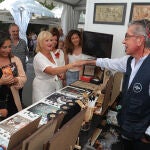 La consejera de Industria, Empleo y Comercio, Leticia García, visita una feria