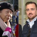 Junco y Pinocho, viuda y supuesto hijo de Bernardo Pantoja