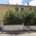 Vista de la fachada de la casa de Vicente Aleixandre en Madrid 