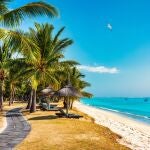 Detalle de una de las idílicas playas del archipiélago