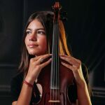 La violinista Laura Fernández 