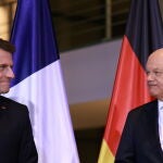 French President Macron visits Berlin