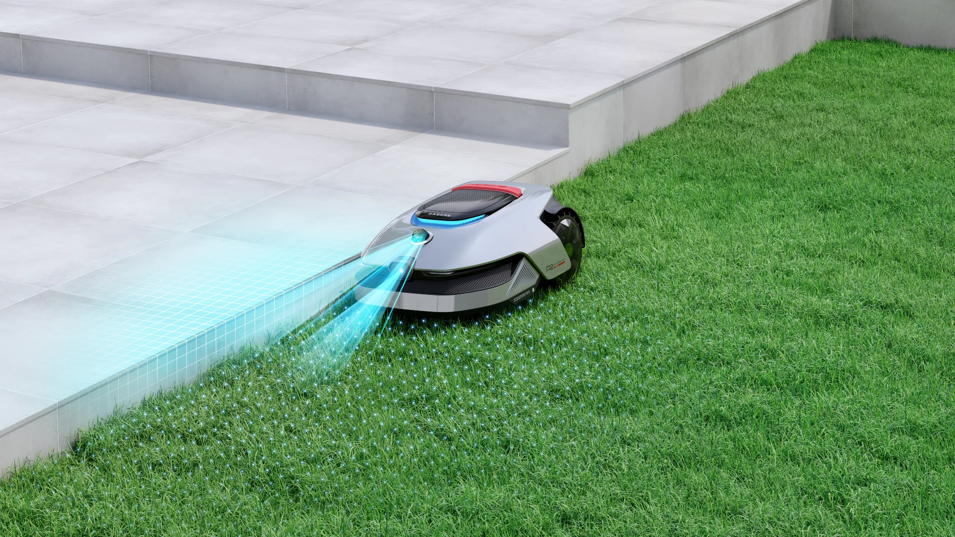 El robot cortacésped Dreame A2